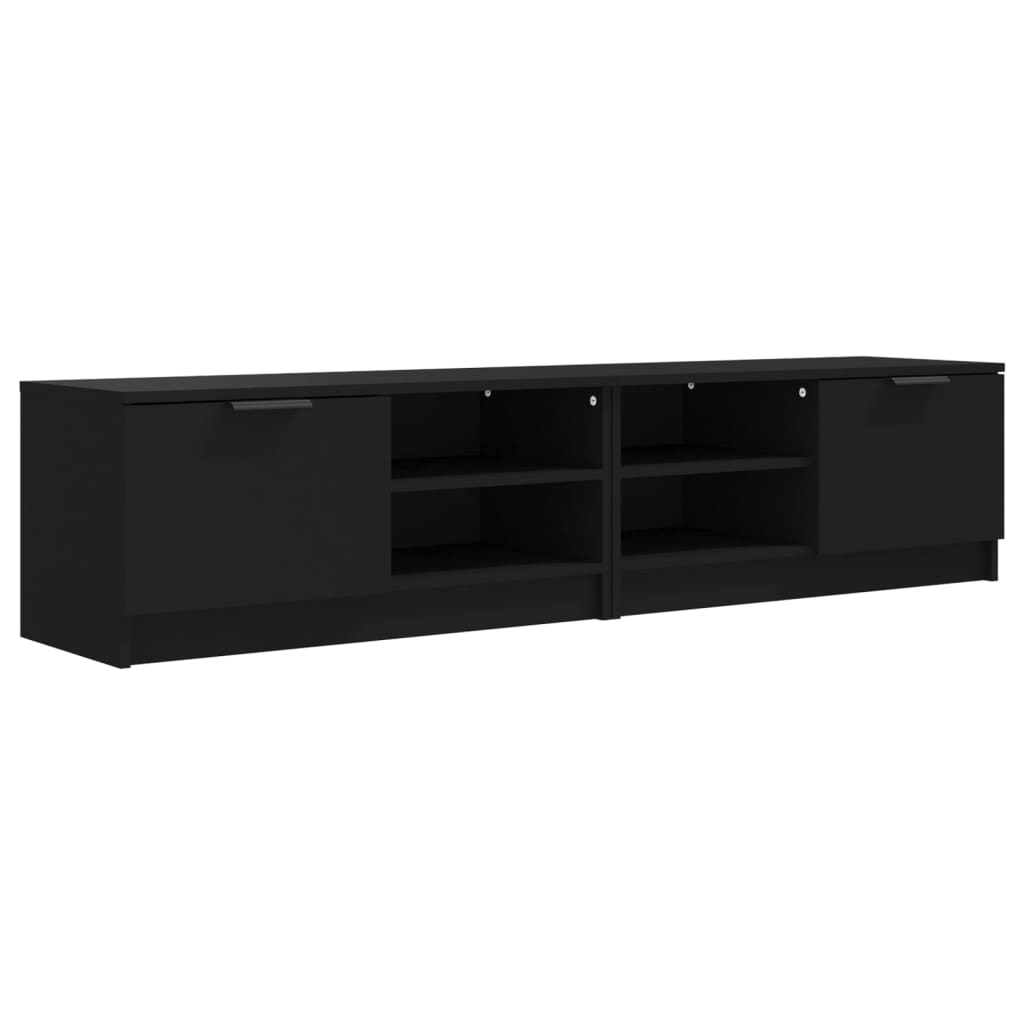 Meuble TV 2 pcs 80x35x36,5 cm en dérivé du bois couleur chêne