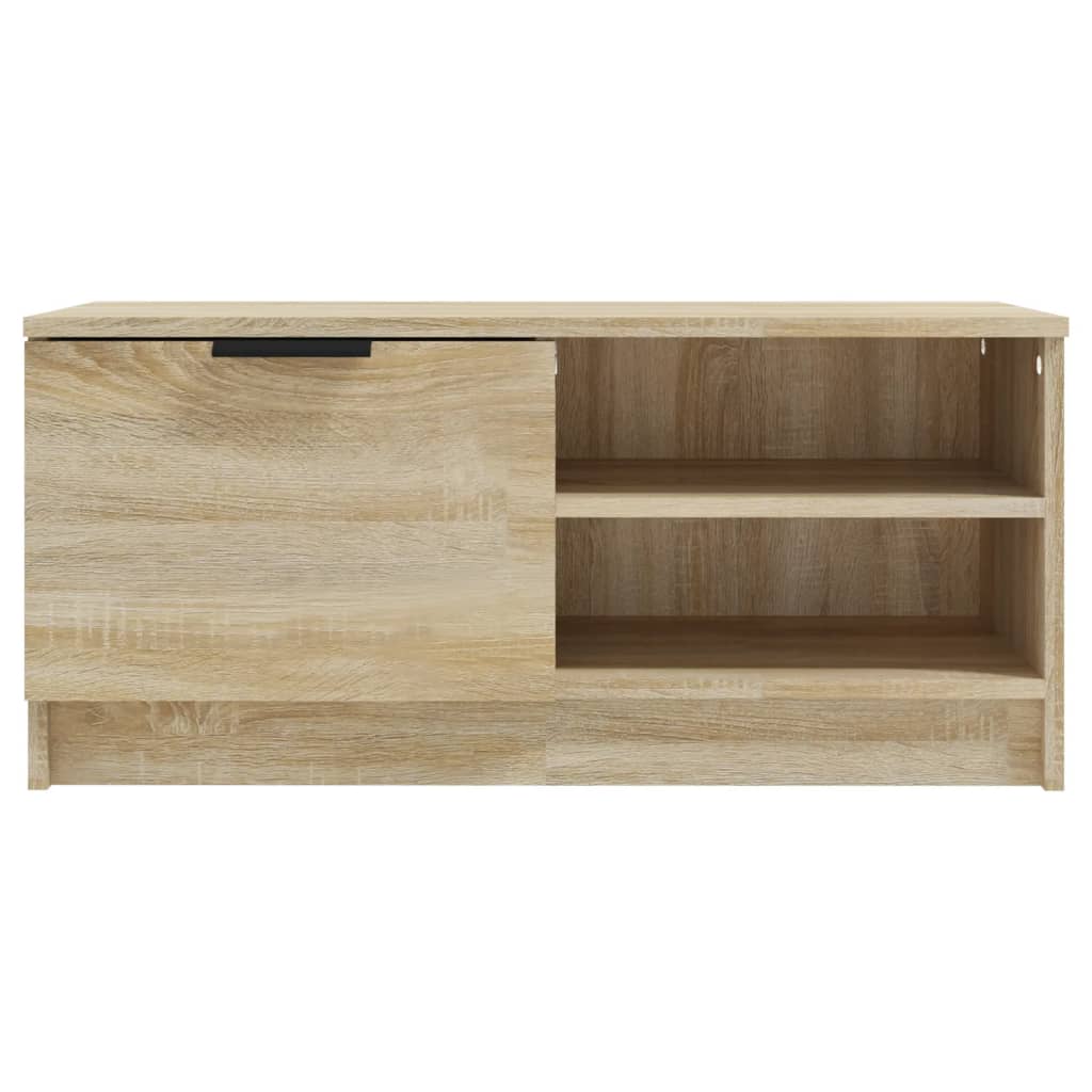 Tv-meubel 80x35x36,5 cm bewerkt hout