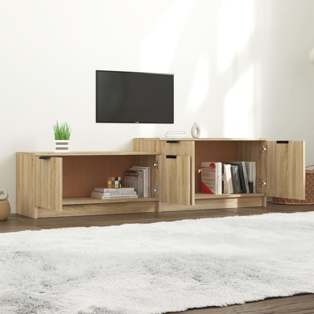 Tv-meubel 158,5x36x45 cm bewerkt hout