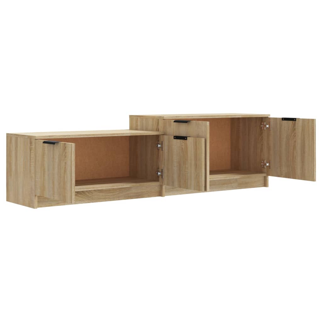 Tv-meubel 158,5x36x45 cm bewerkt hout