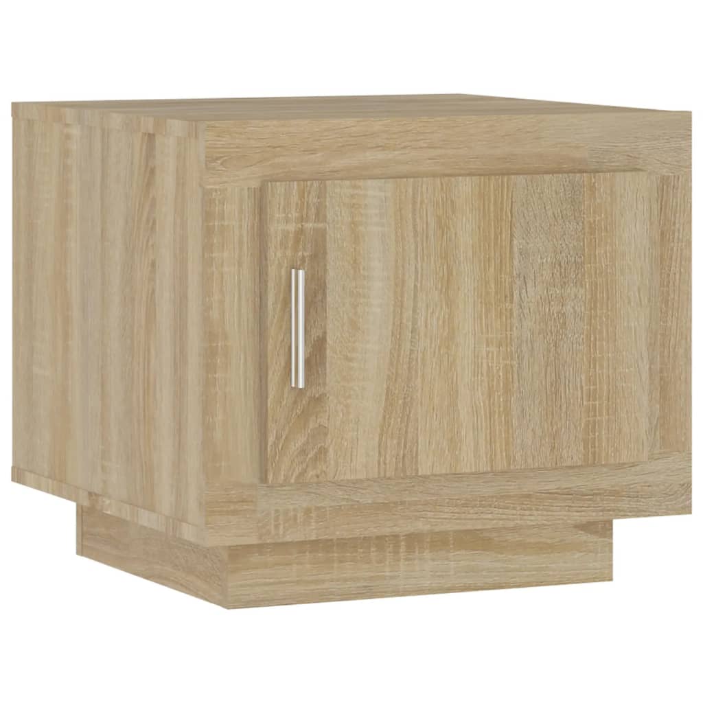 Salontafel 51x50x45 cm bewerkt hout