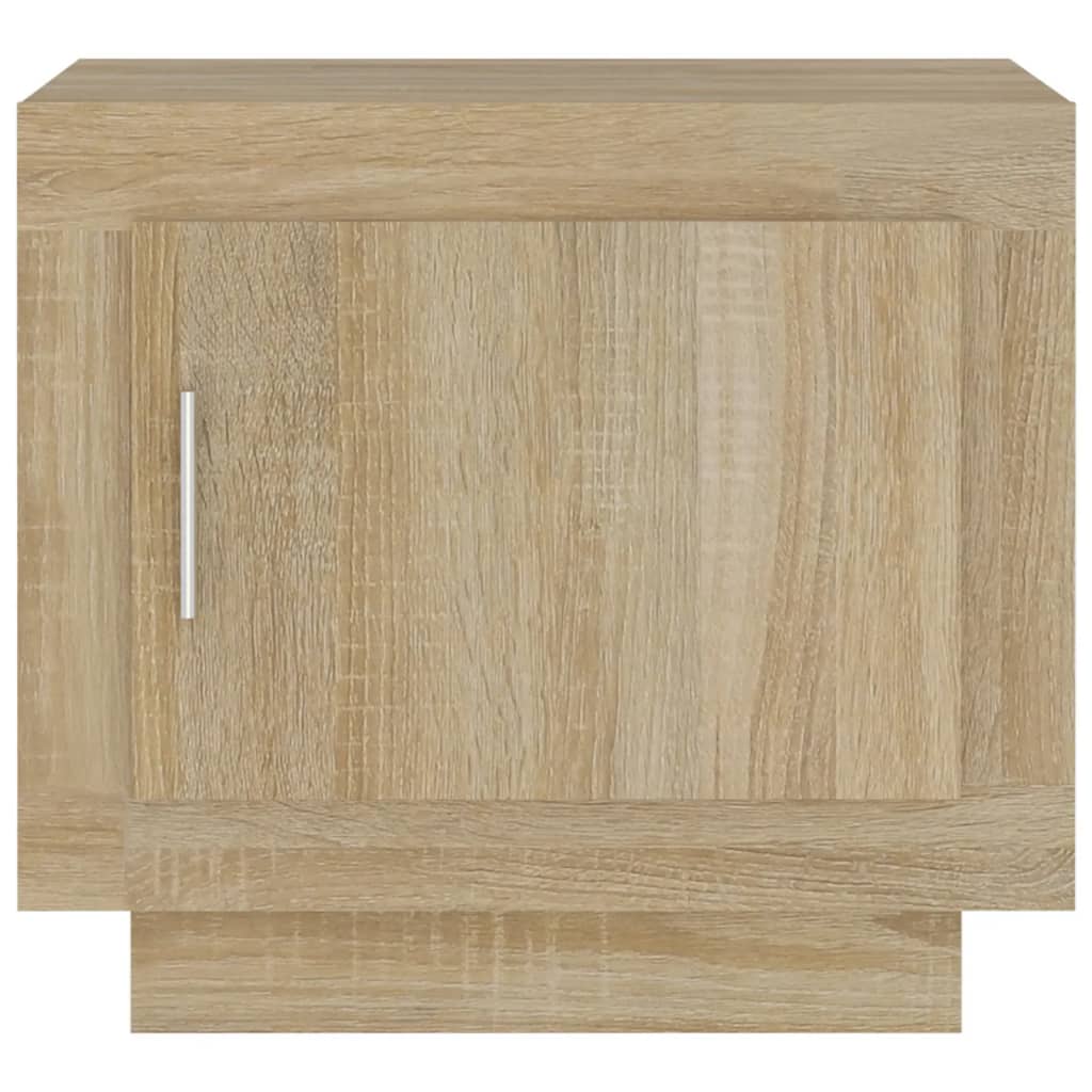 Salontafel 51x50x45 cm bewerkt hout