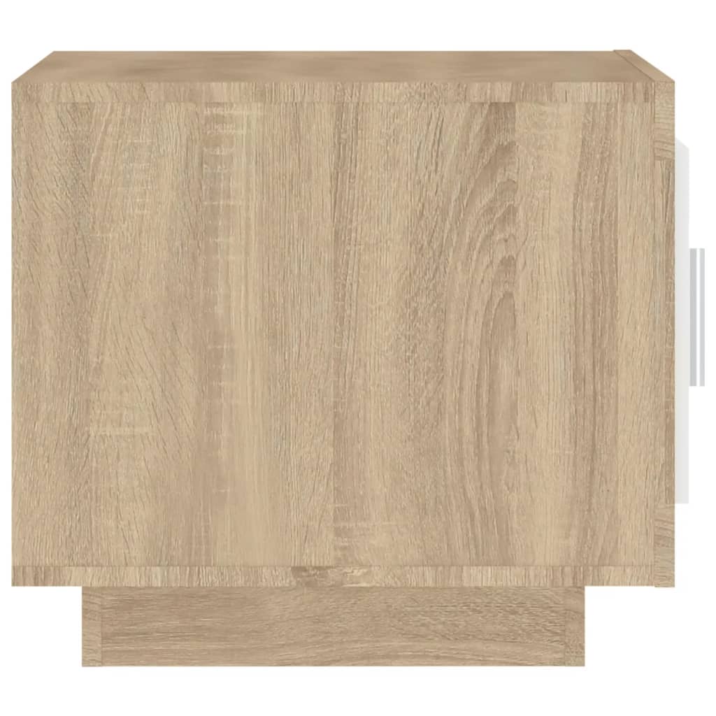 Salontafel 51x50x45 cm bewerkt hout