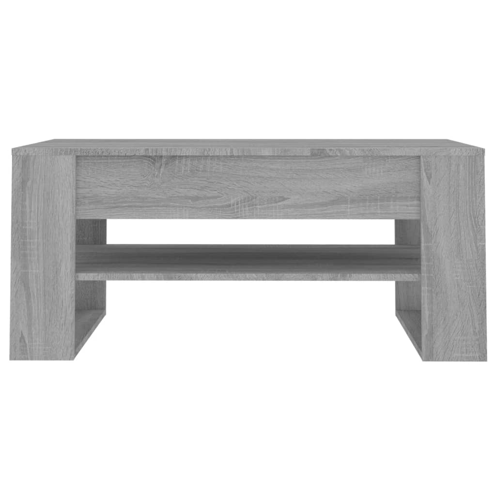 Salontafel 102x55x45 cm bewerkt hout