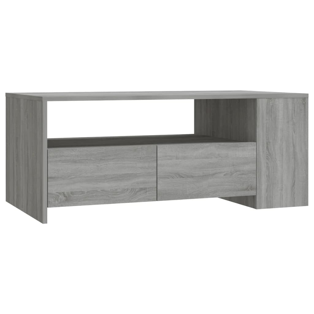 Salontafel 102x55x42 cm bewerkt hout