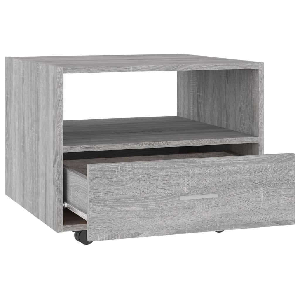 Salontafel 55x55x40 cm bewerkt hout