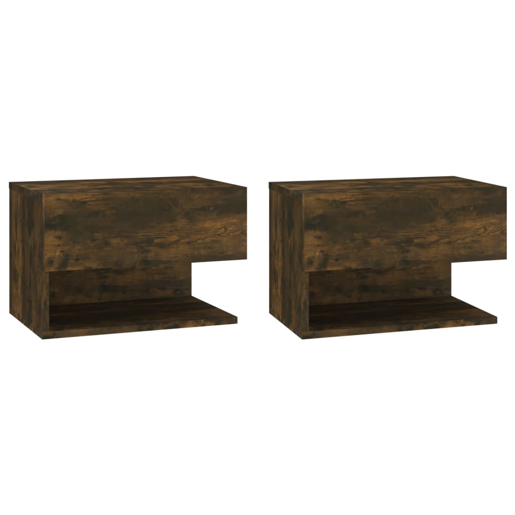 Tables de chevet 2 pcs murales