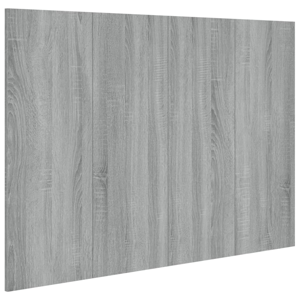 Hoofdbord 120x1,5x80 cm bewerkt hout eikenkleurig