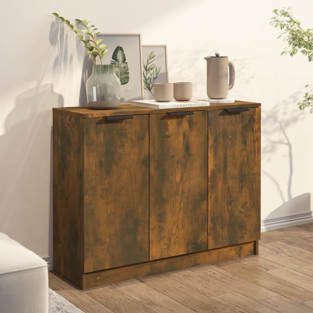 Buffet 90,5x30x70 cm en bois travaillé