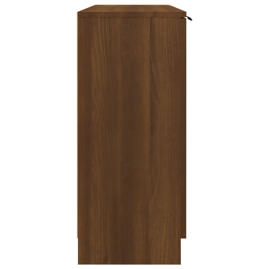 Dressoir 90,5x30x70 cm bewerkt hout oud houtkleurig