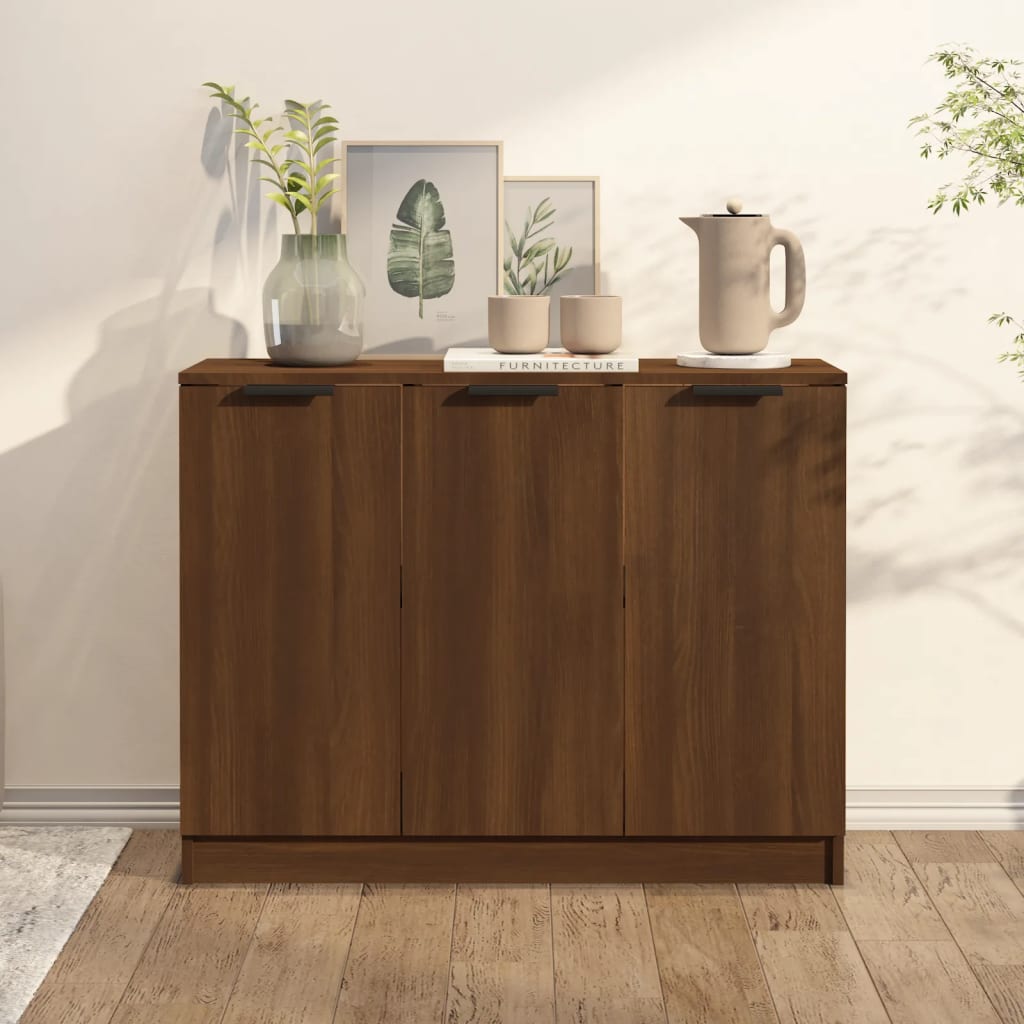 Buffet 90,5x30x70 cm en bois travaillé