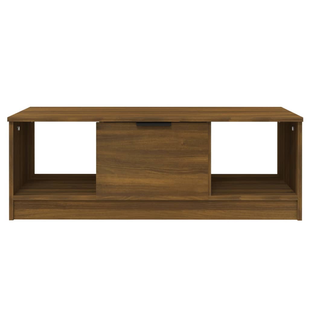 Salontafel 102x50x36 cm bewerkt hout