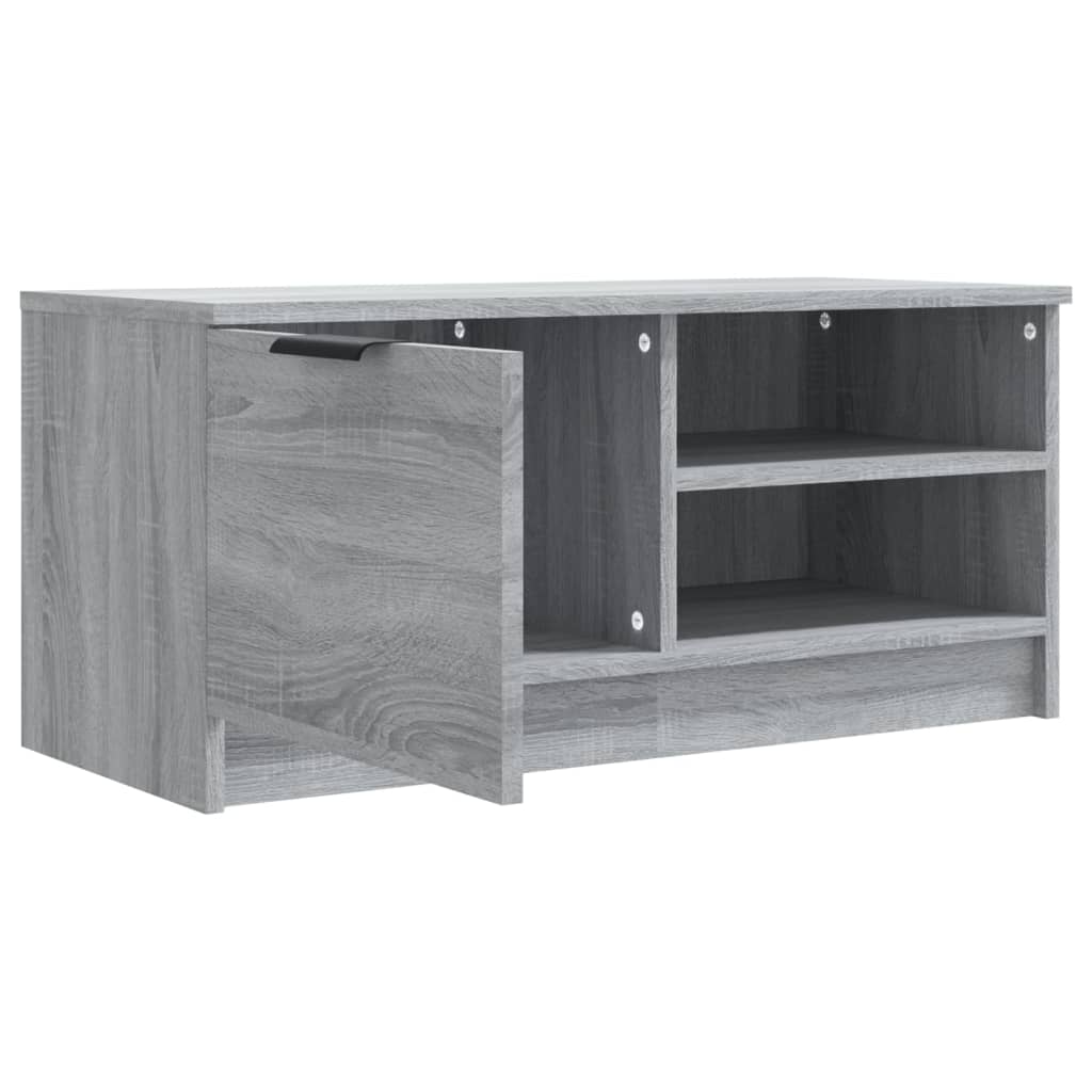 Tv-meubel 80x35x36,5 cm bewerkt hout