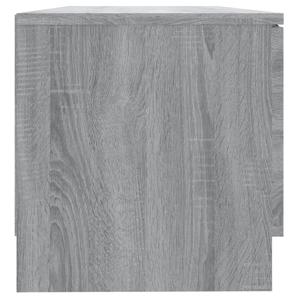 Tv-meubel 80x35x36,5 cm bewerkt hout bruin eikenkleur