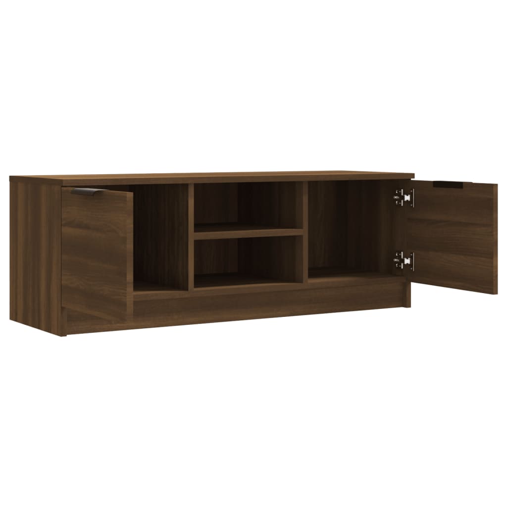 Tv-meubel 102x35x36,5 cm bewerkt hout