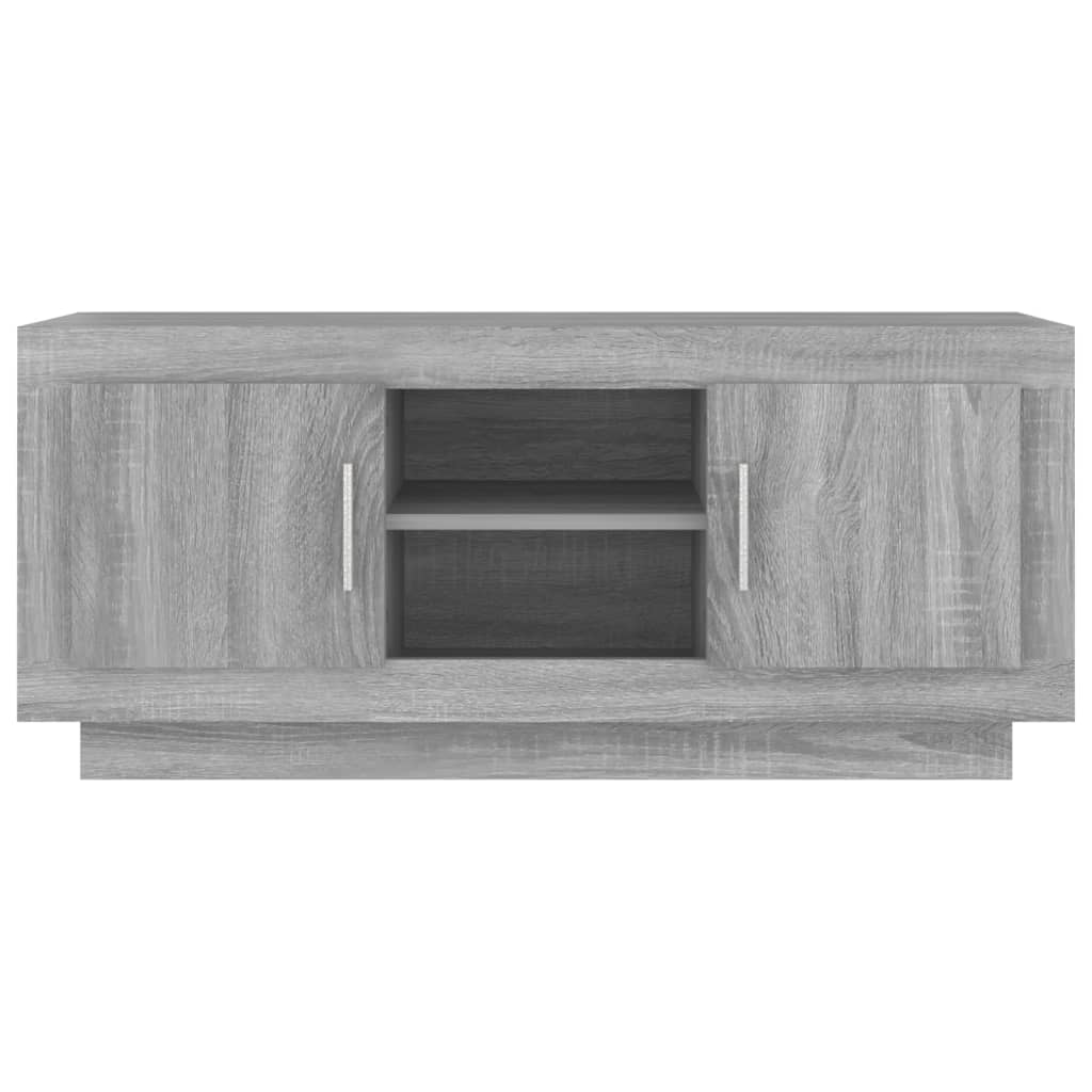 Tv-meubel 102x35x45 cm bewerkt hout