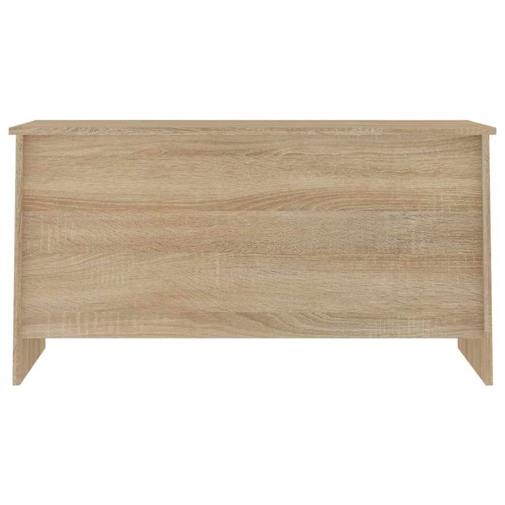 Table basse 102x55,5x52,5 cm en bois travaillé