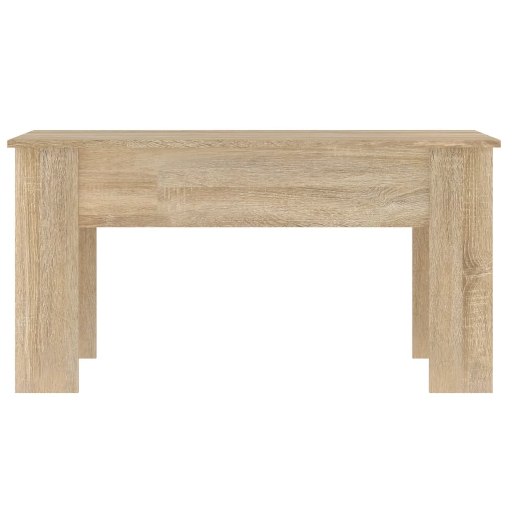 Salontafel 101x49x52 cm bewerkt hout