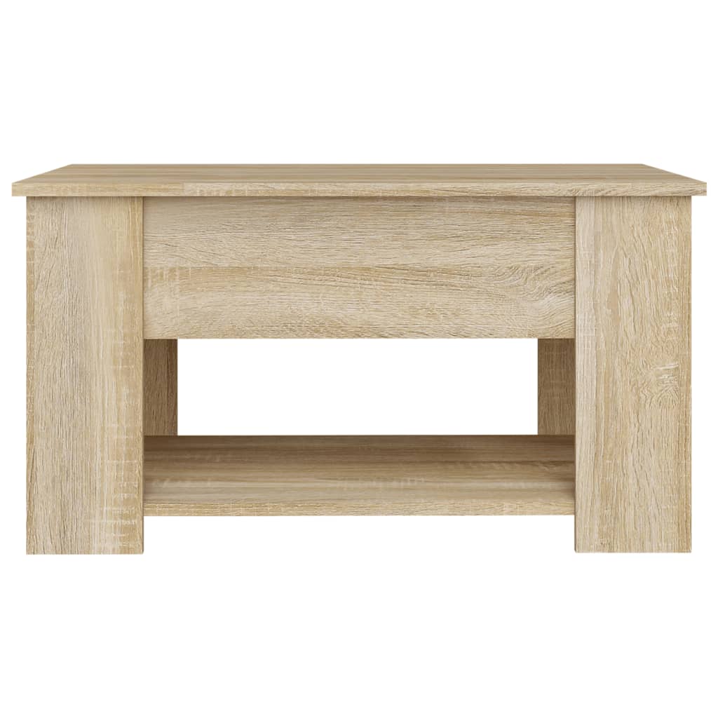 Salontafel 79x49x41 cm bewerkt hout