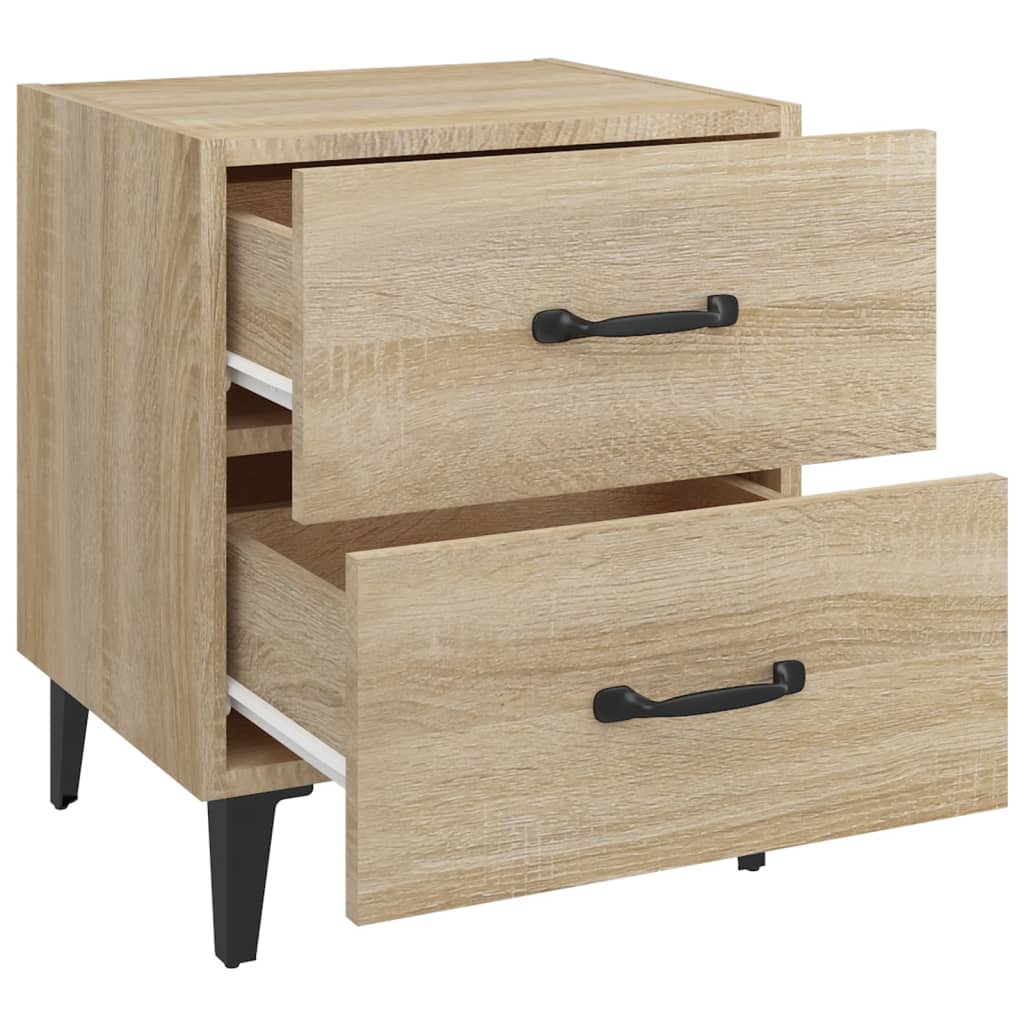 Tables de chevet 2 pcs 40x35x47,5 cm