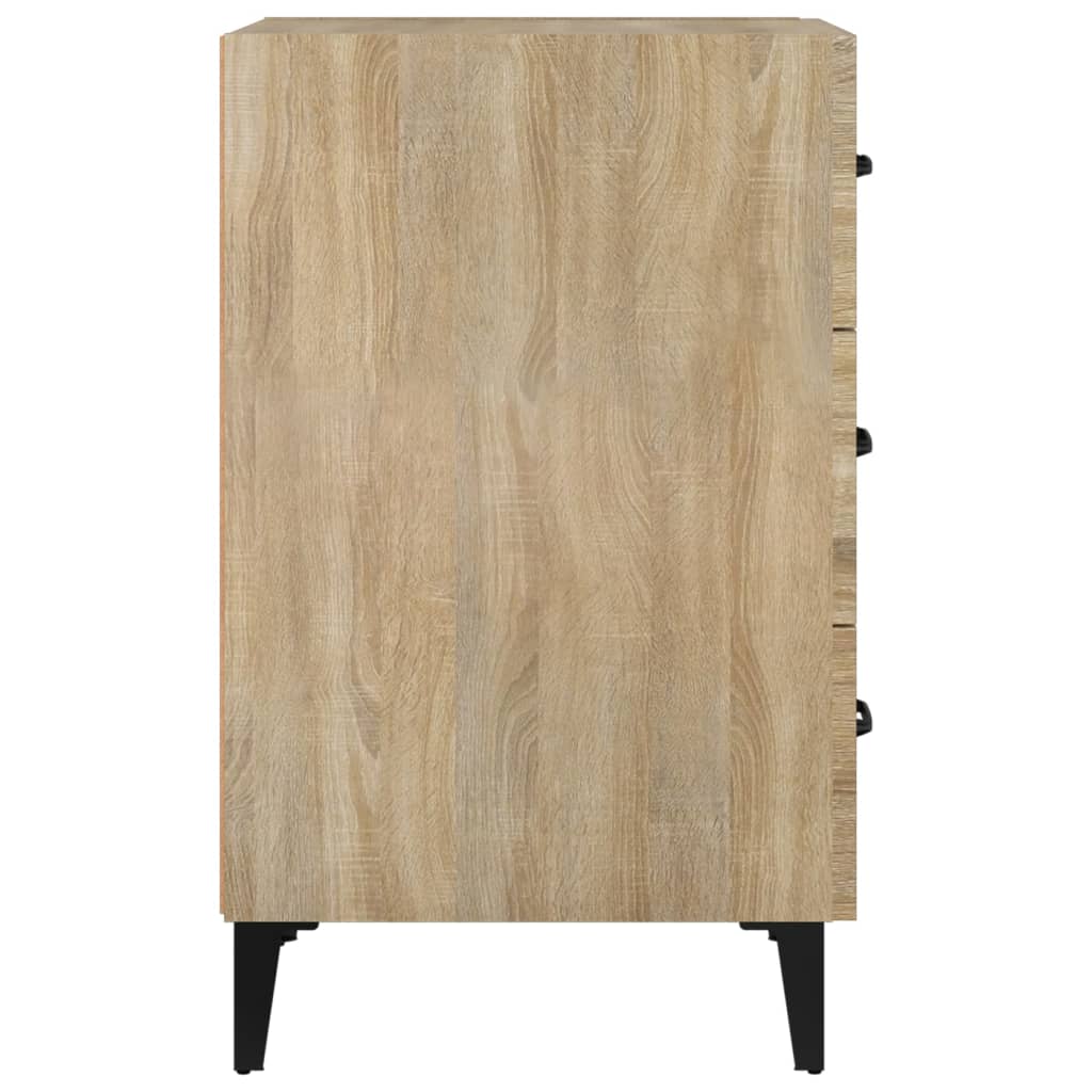 Table de chevet 40x40x66 cm en bois travaillé