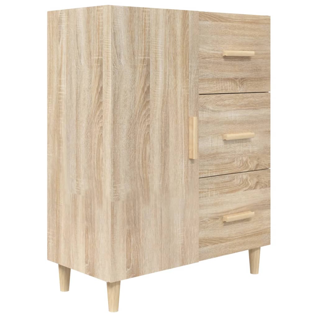 Buffet 69,5x34x90 cm en bois travaillé