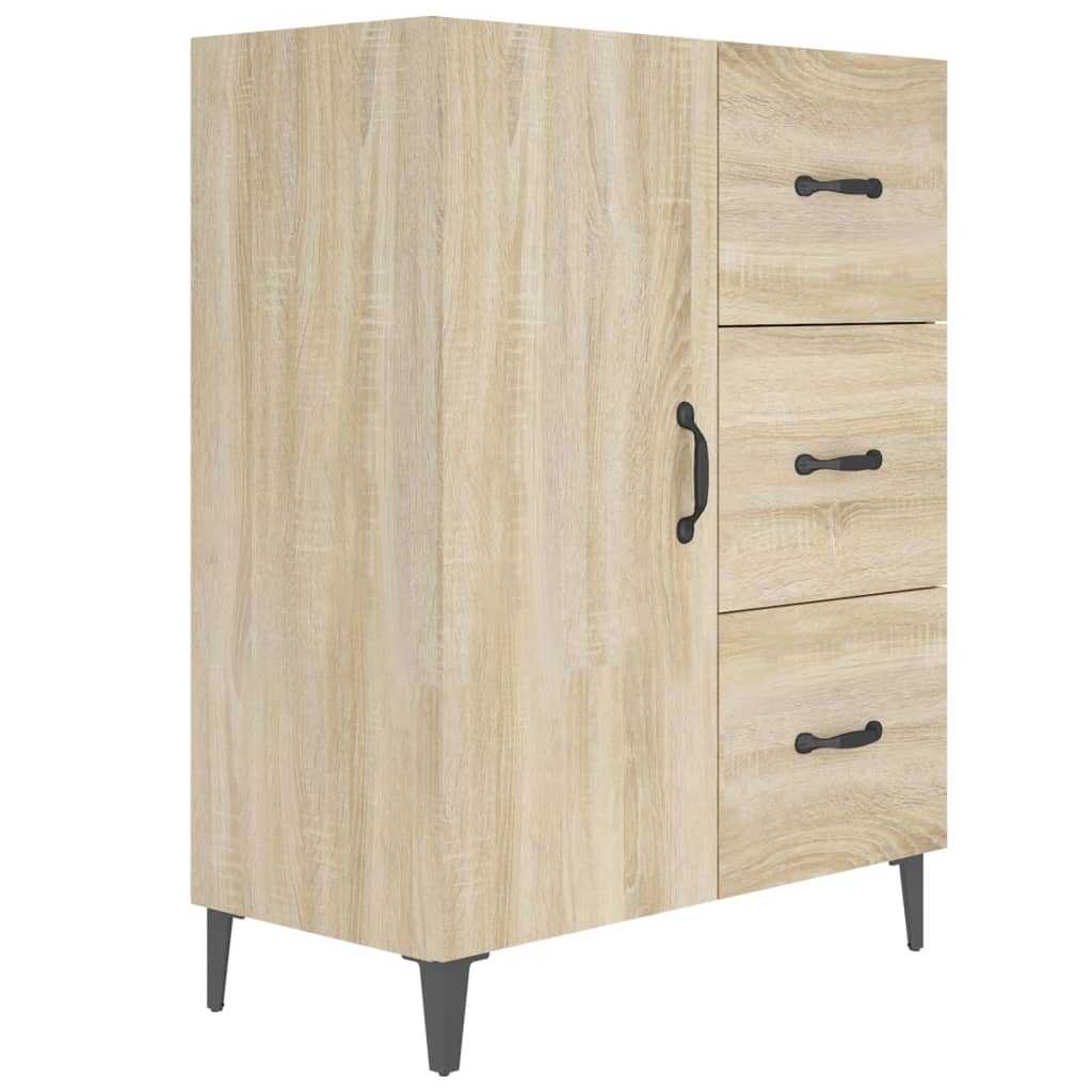 Dressoir 69,5x34x90 cm bewerkt hout