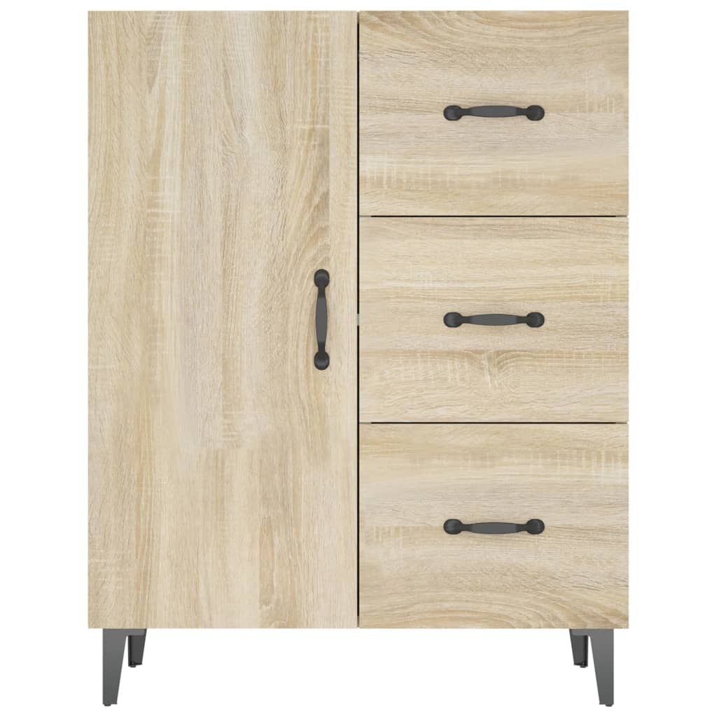 Dressoir 69,5x34x90 cm bewerkt hout