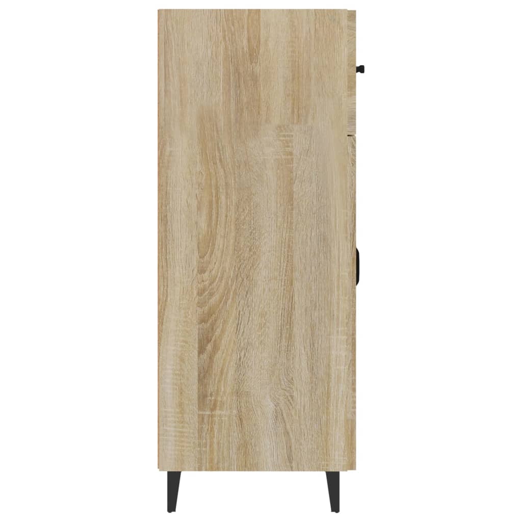 Dressoir 69,5x34x90 cm bewerkt hout eikenkleurig