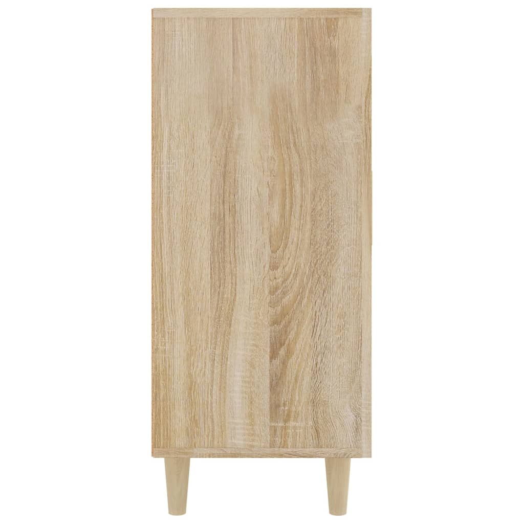 Dressoir 90x34x80 cm bewerkt hout