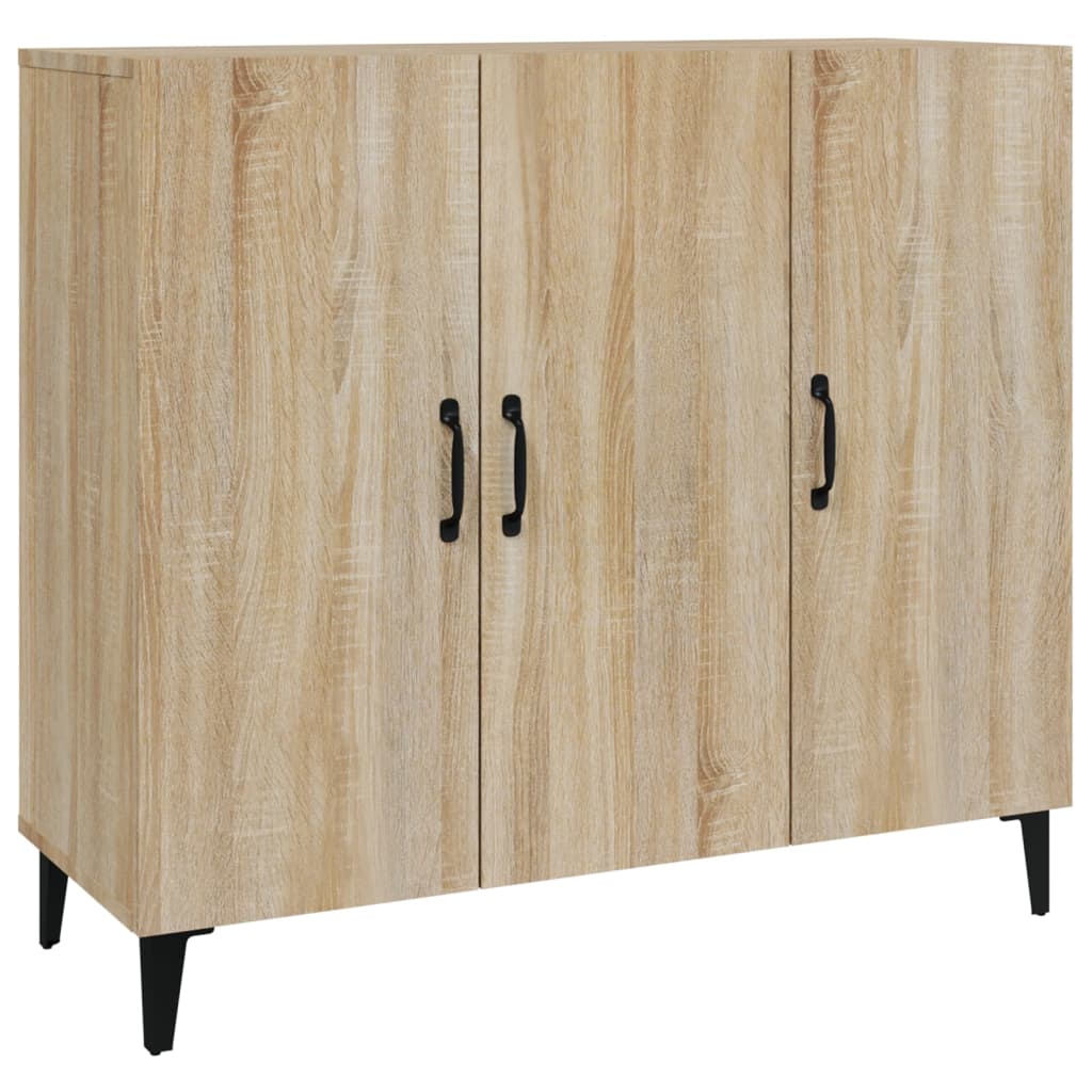 Buffet 90x34x80 cm en bois travaillé