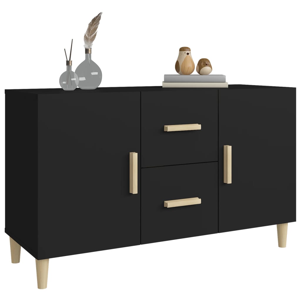 Buffet 100x36x60 cm en bois travaillé