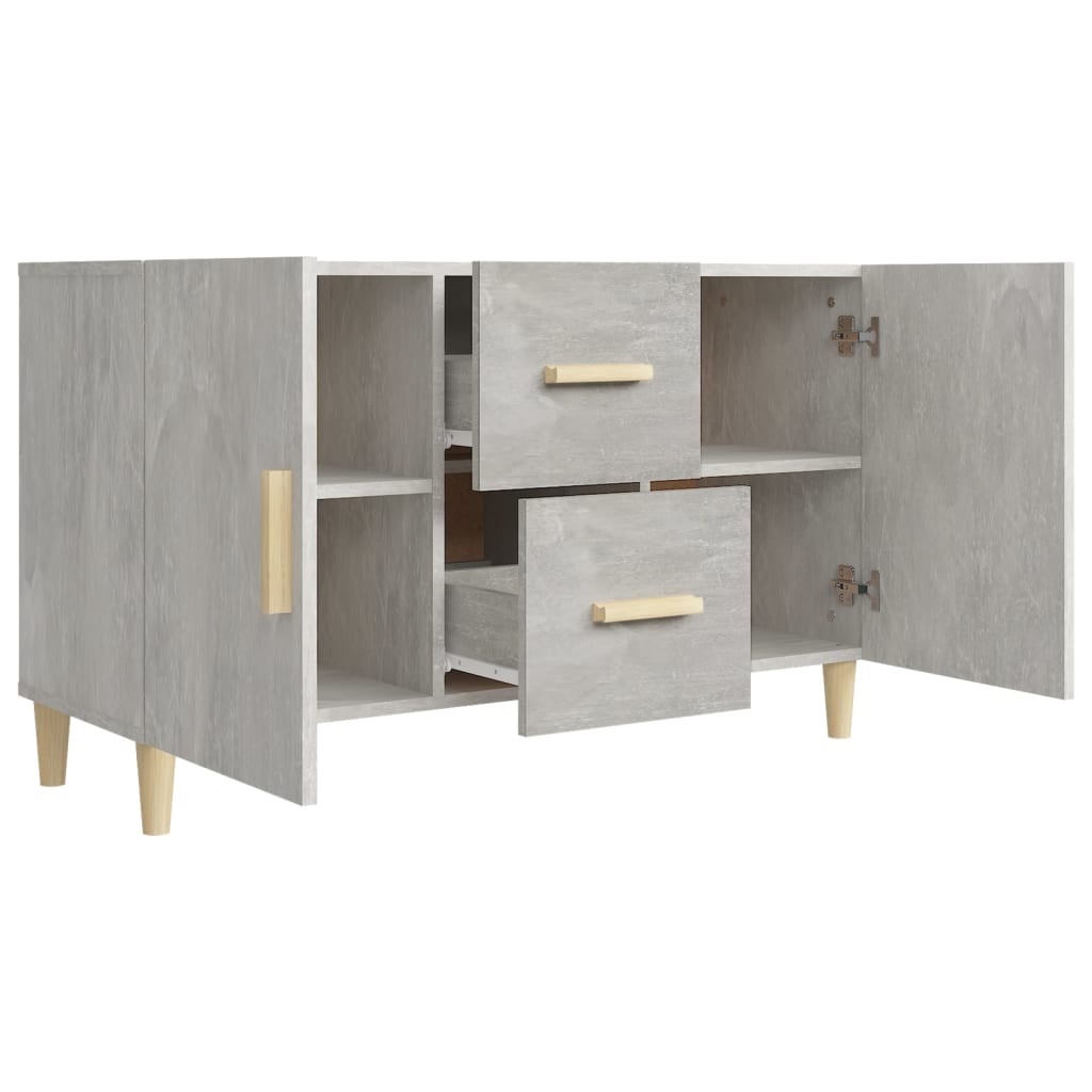 Buffet 100x36x60 cm en bois travaillé