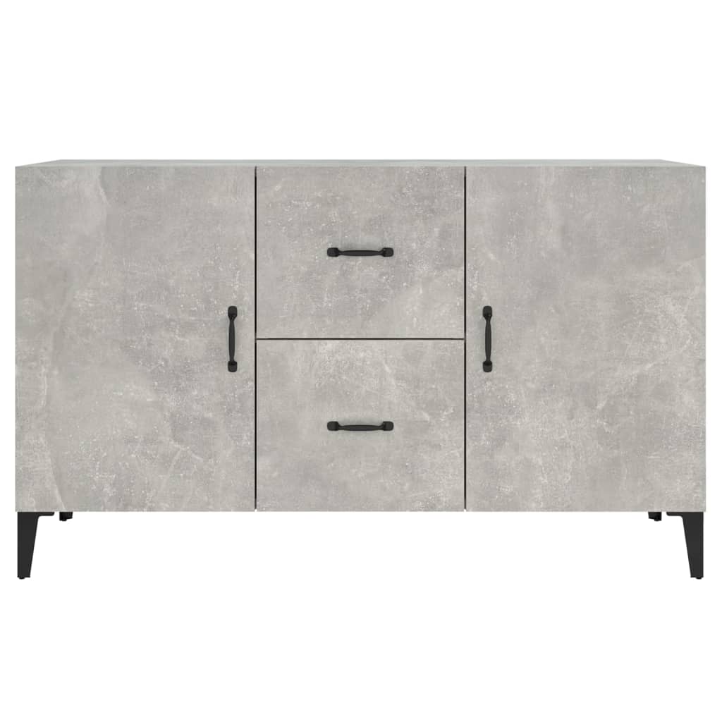 Buffet 100x36x60 cm en dérivé du bois couleur chêne