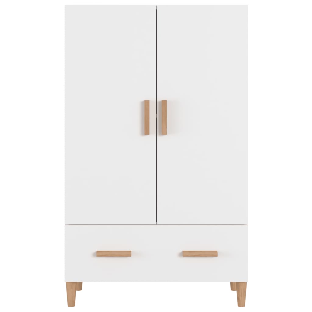 Meuble haut 70x31x115 cm en bois travaillé