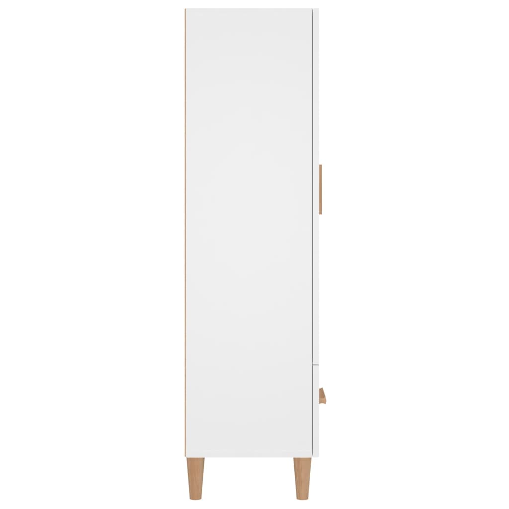 Meuble haut 70x31x115 cm en bois travaillé