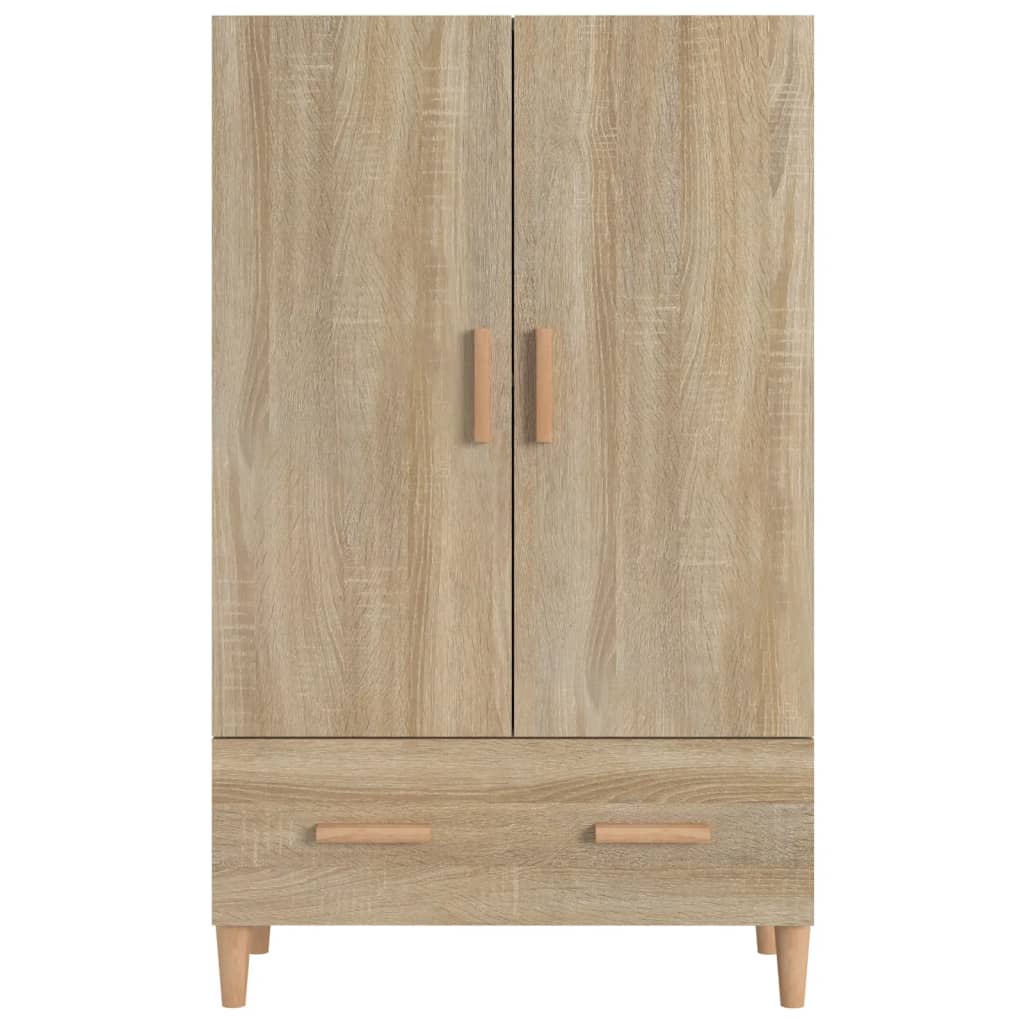 Meuble haut 70x31x115 cm en bois travaillé