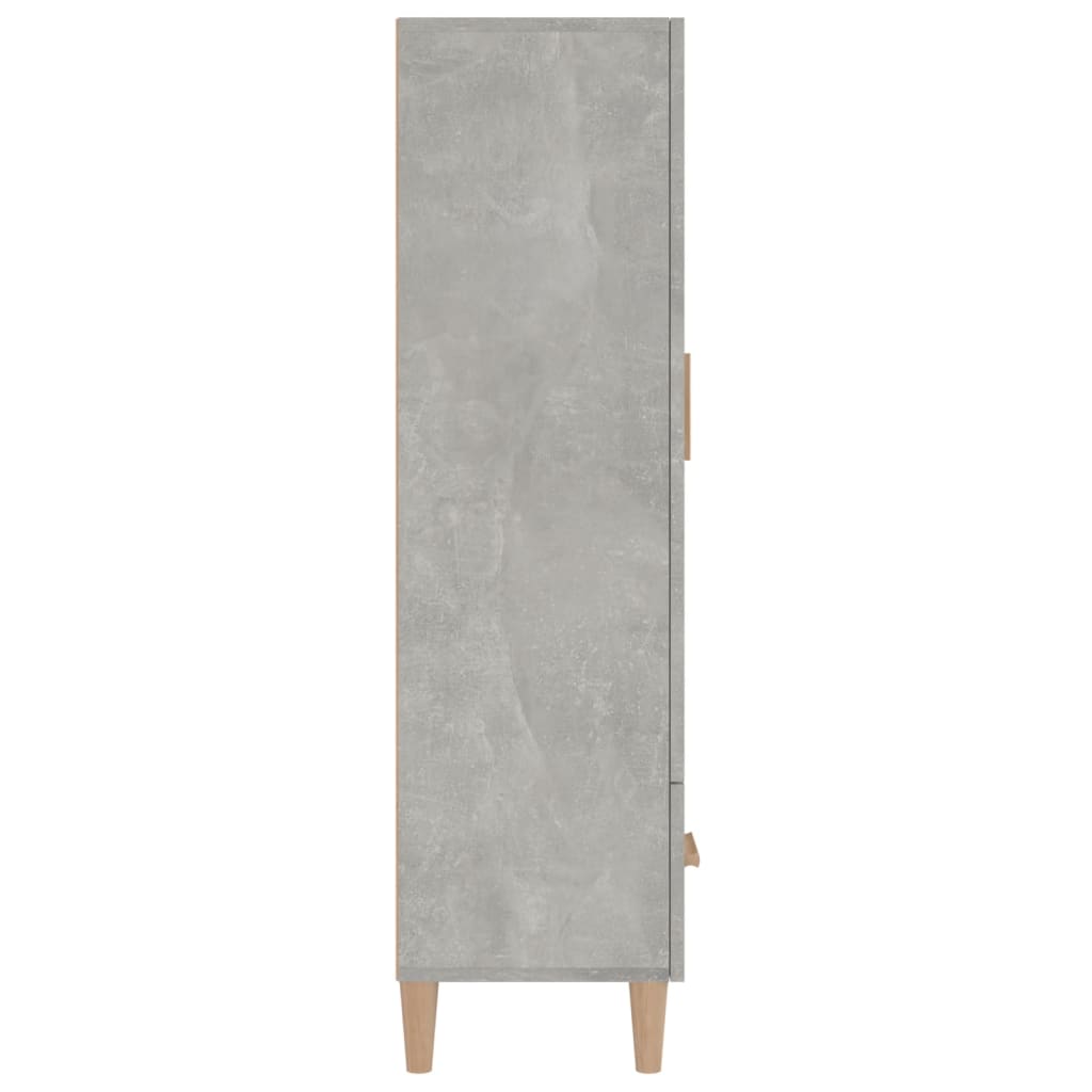 Hoge kast 70x31x115 cm bewerkt hout