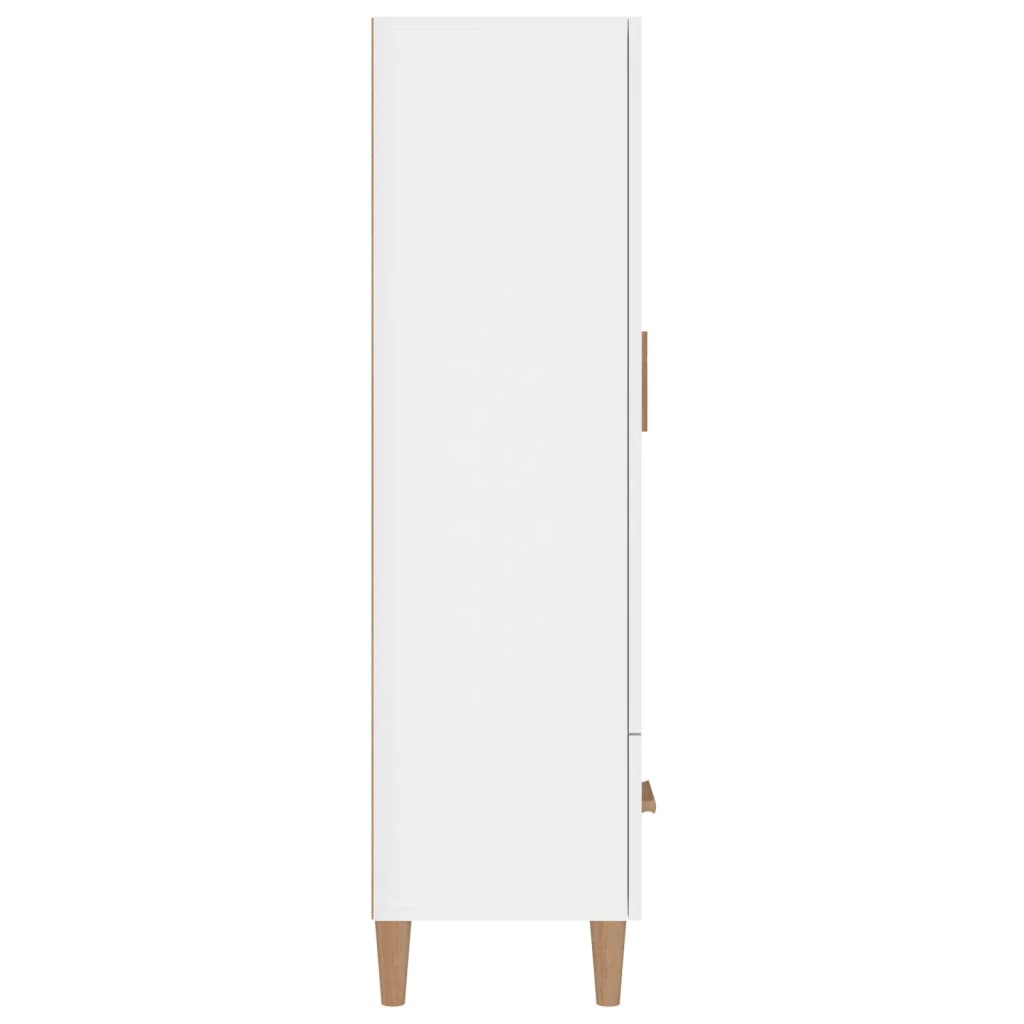 Meuble haut 70x31x115 cm en bois travaillé