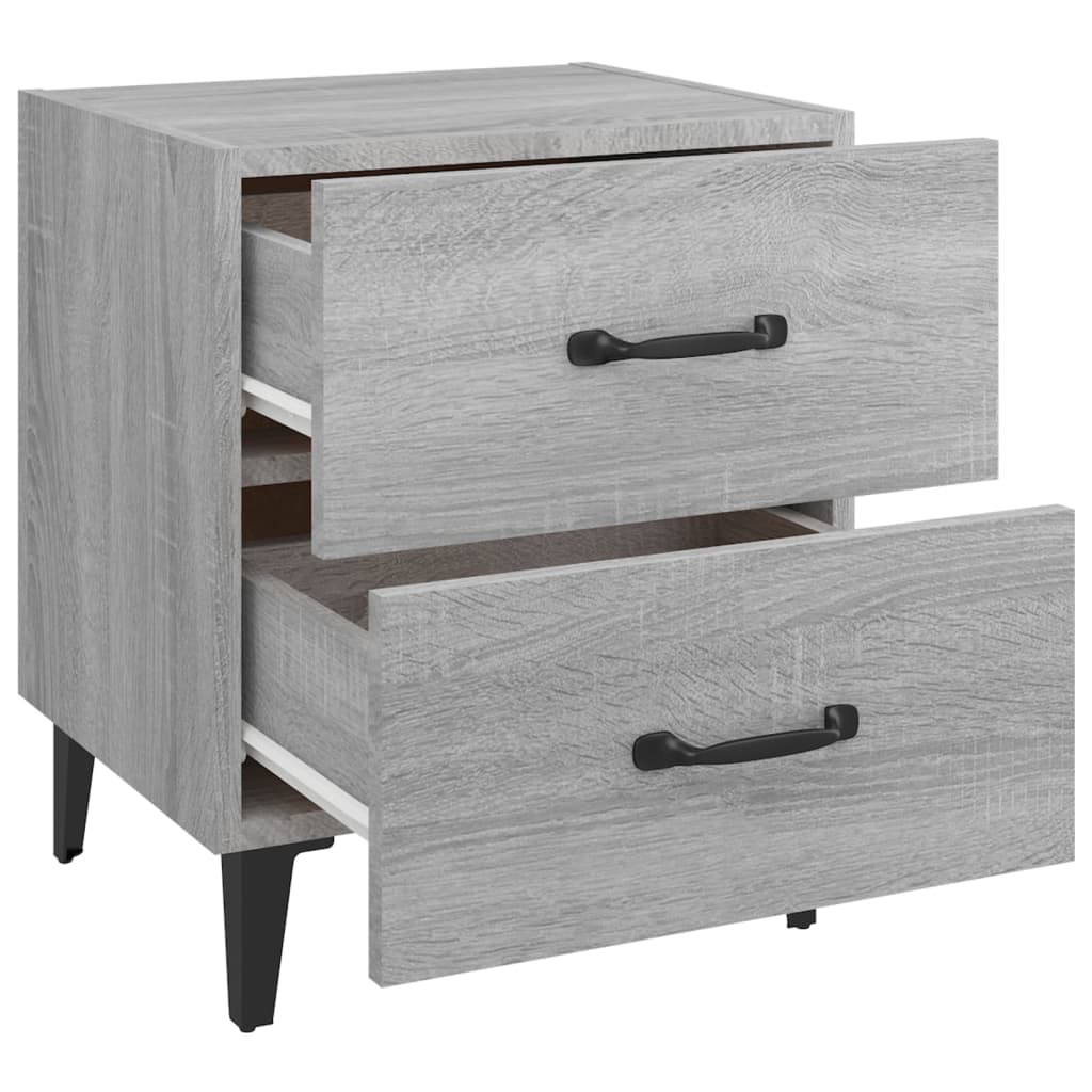 Tables de chevet 2 pcs 40x35x47,5 cm