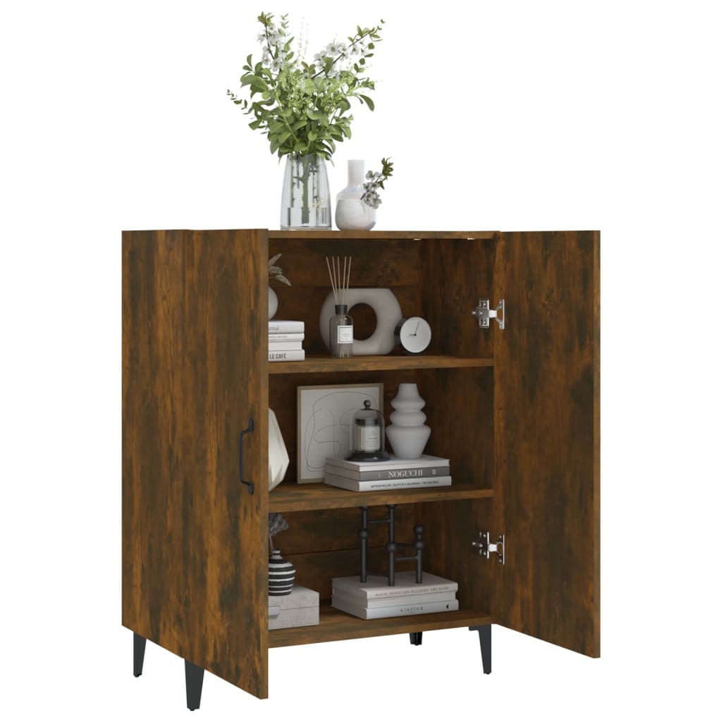 Buffet 70x34x90 cm en bois travaillé