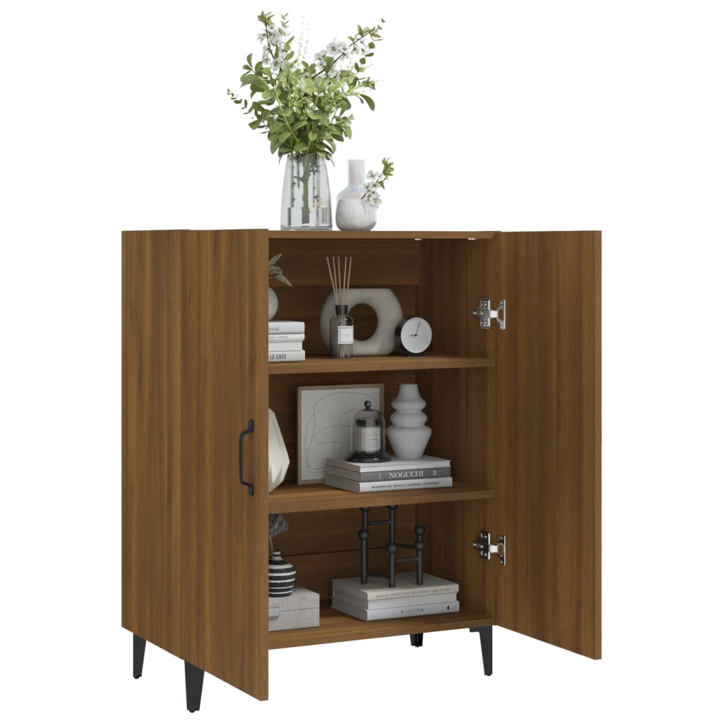 Buffet 70x34x90 cm en bois travaillé