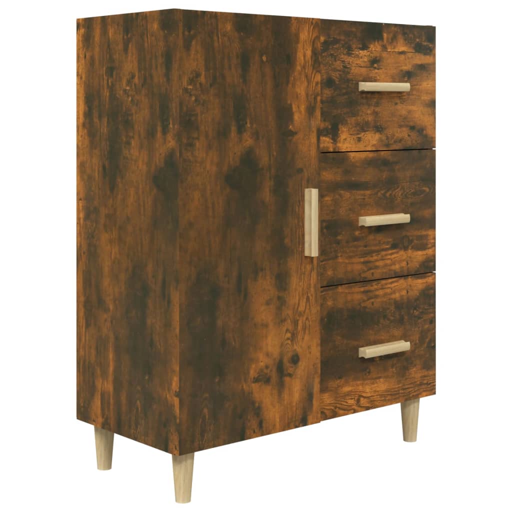 Buffet 69,5x34x90 cm en bois travaillé