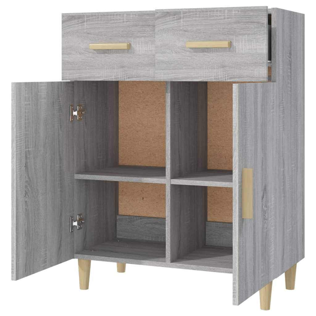 Dressoir 69,5x34x89 cm bewerkt hout