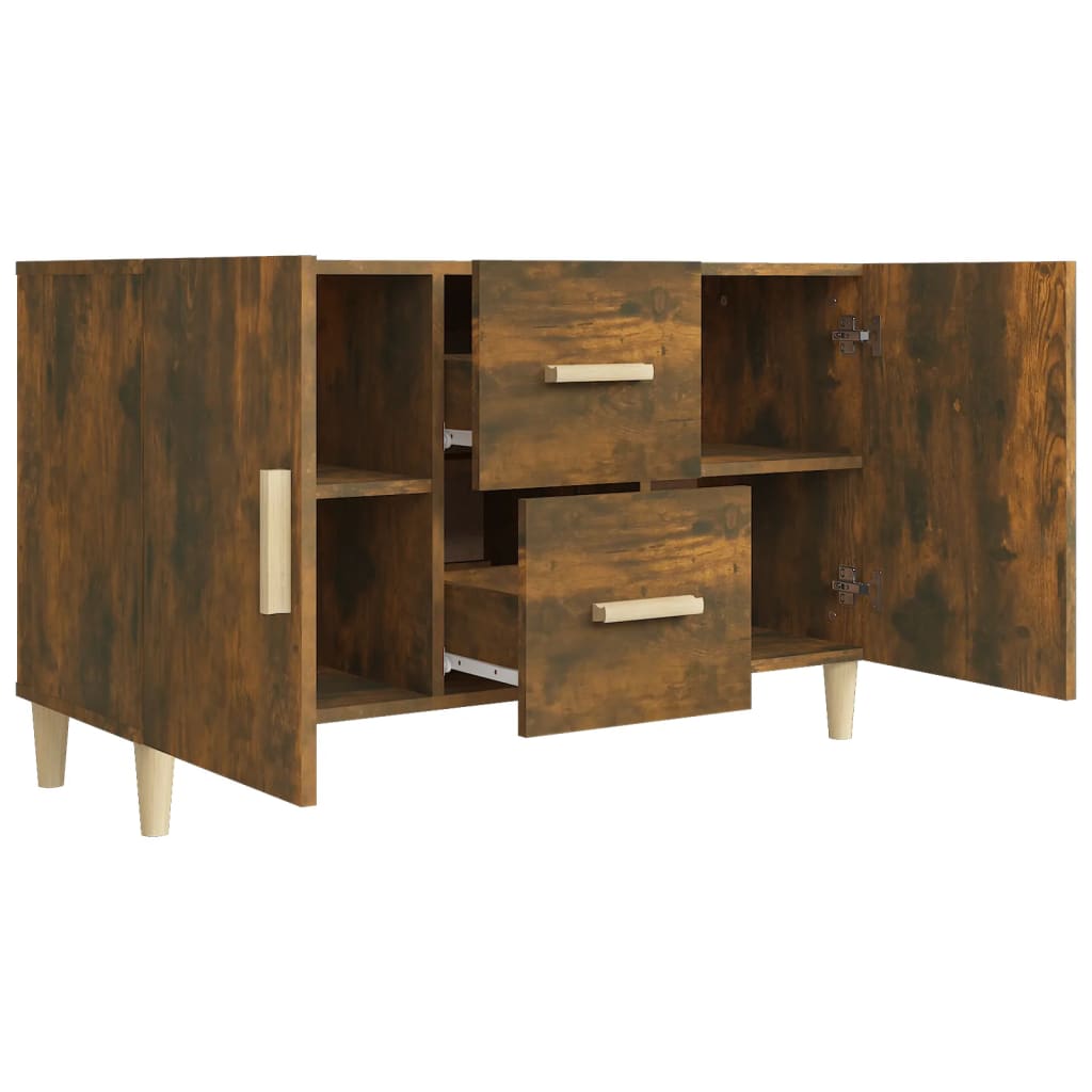 Buffet 100x36x60 cm en bois travaillé