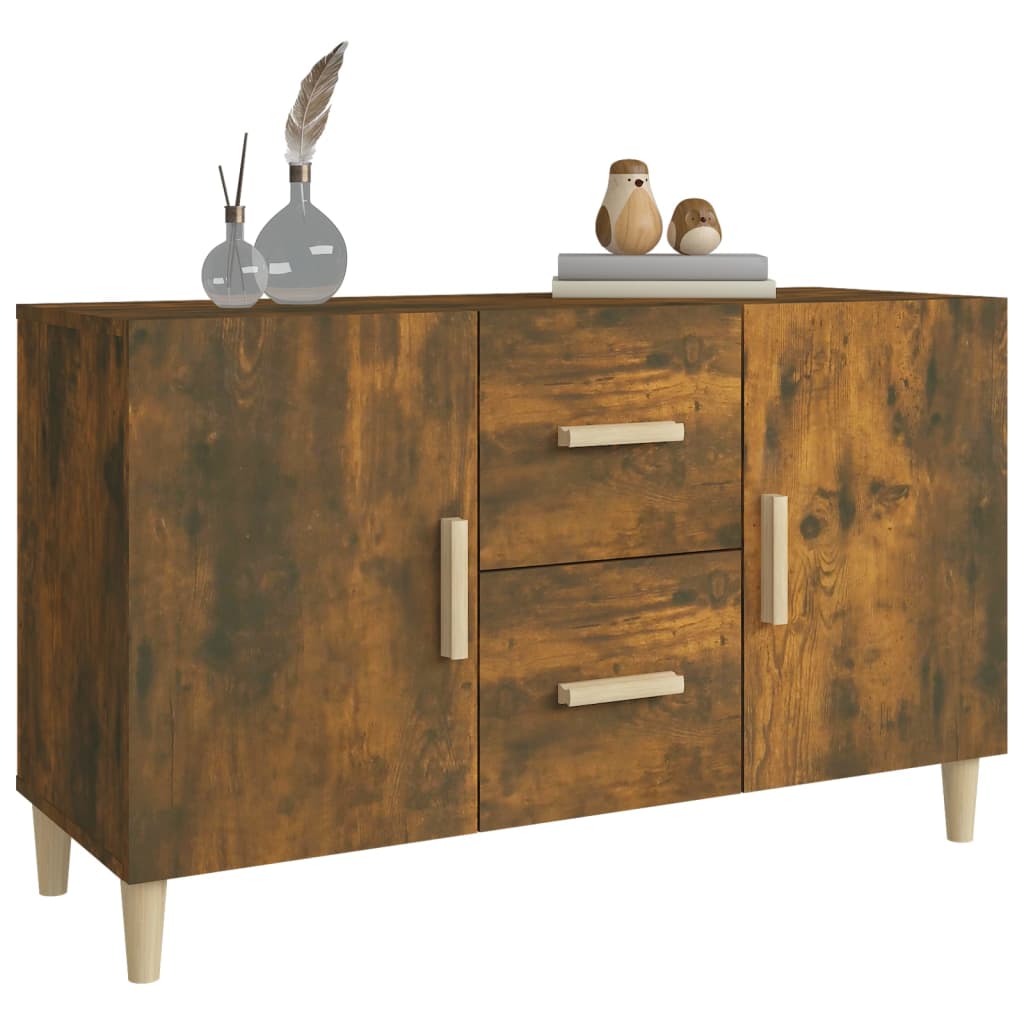 Buffet 100x36x60 cm en bois travaillé