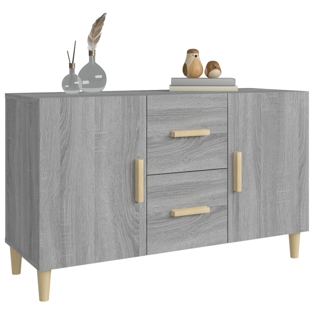 Buffet 100x36x60 cm en bois travaillé