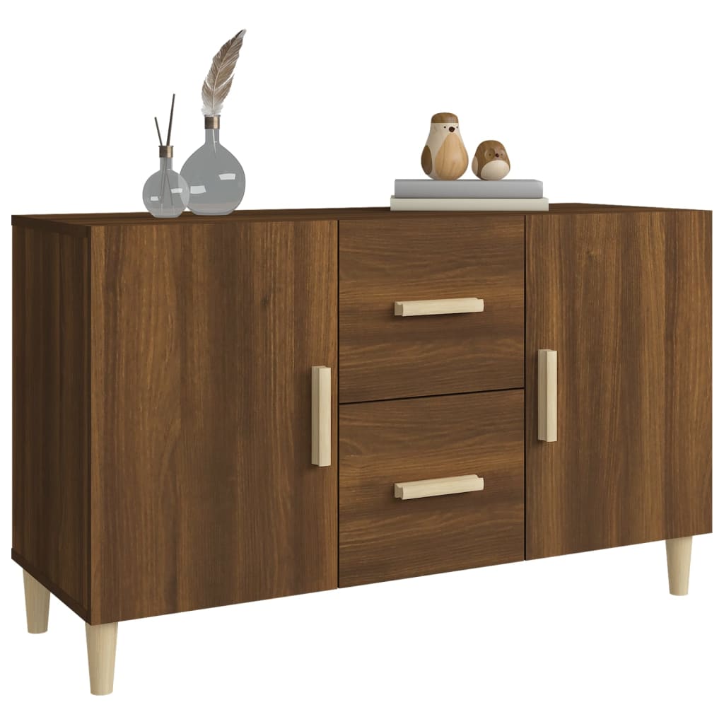 Buffet 100x36x60 cm en bois travaillé