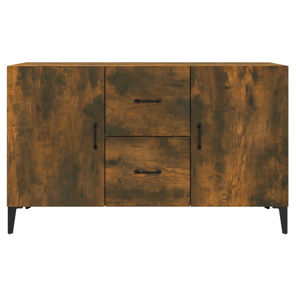 Buffet 100x36x60 cm en dérivé du bois couleur chêne