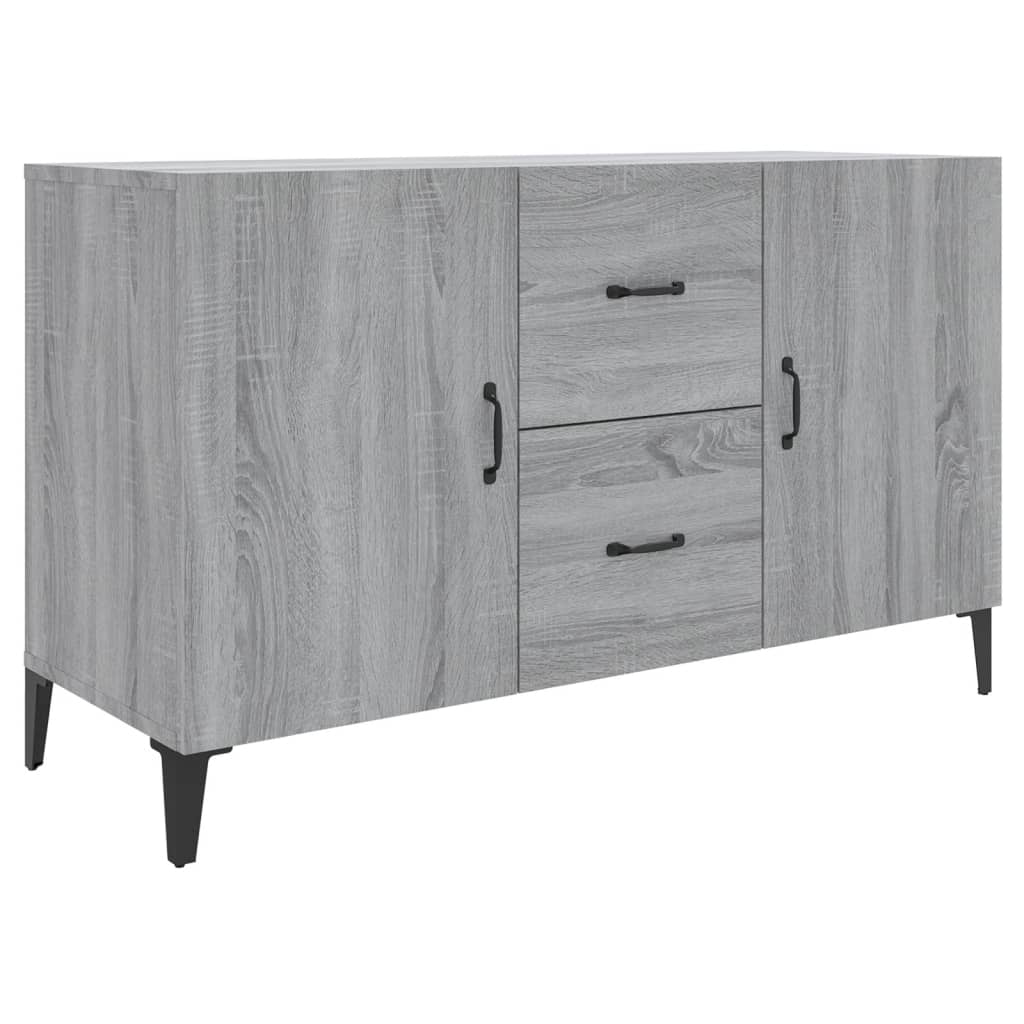 Dressoir 100x36x60 cm bewerkt hout eikenkleurig